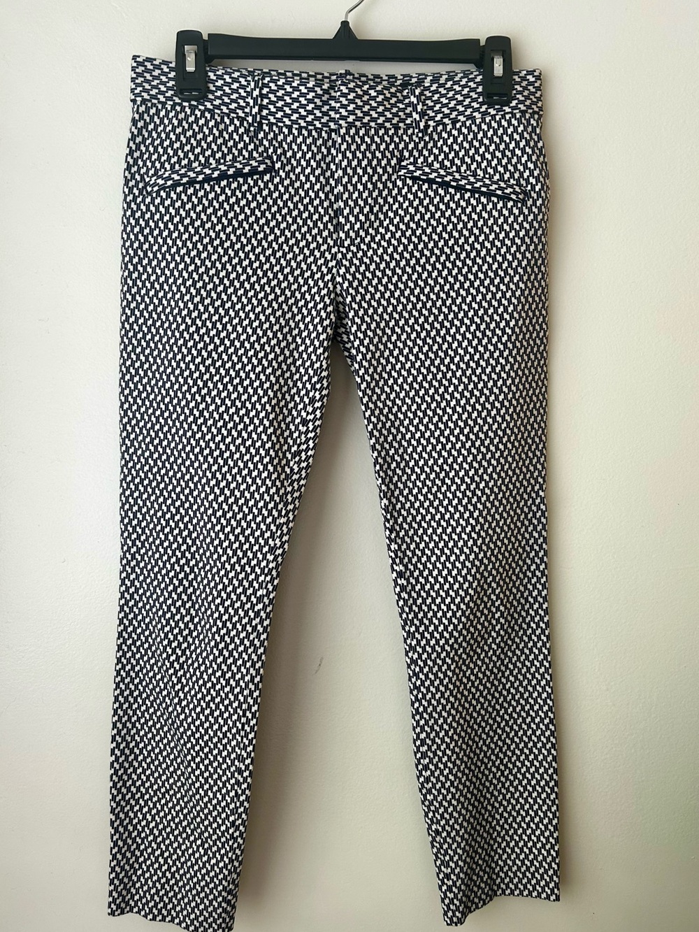 GAP Navy & White Patterned Trousers